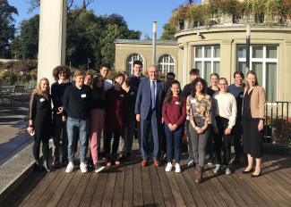 Gruppenfoto" Frag den Bundespräsidenten" 2021