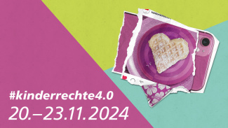 Poster zur Bewerbung der Kinder- und Jugendtage 20.-23.11.2024 im Kanton Solothurn mit #kinderrechte4.0