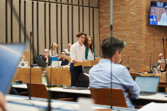 Präsentation von Jugendvorstoss im Gemeinderat 2025
